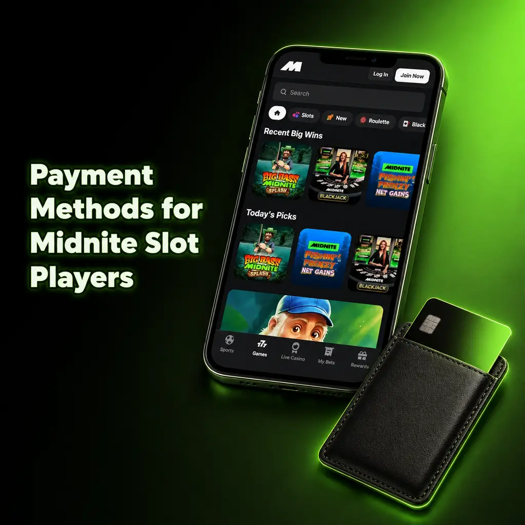 Midnite payment methods: Visa, Mastercard, PayPal, Trustly, Skrill, Google Pay, Apple Pay, Neteller, Paysafecard, bank transfer